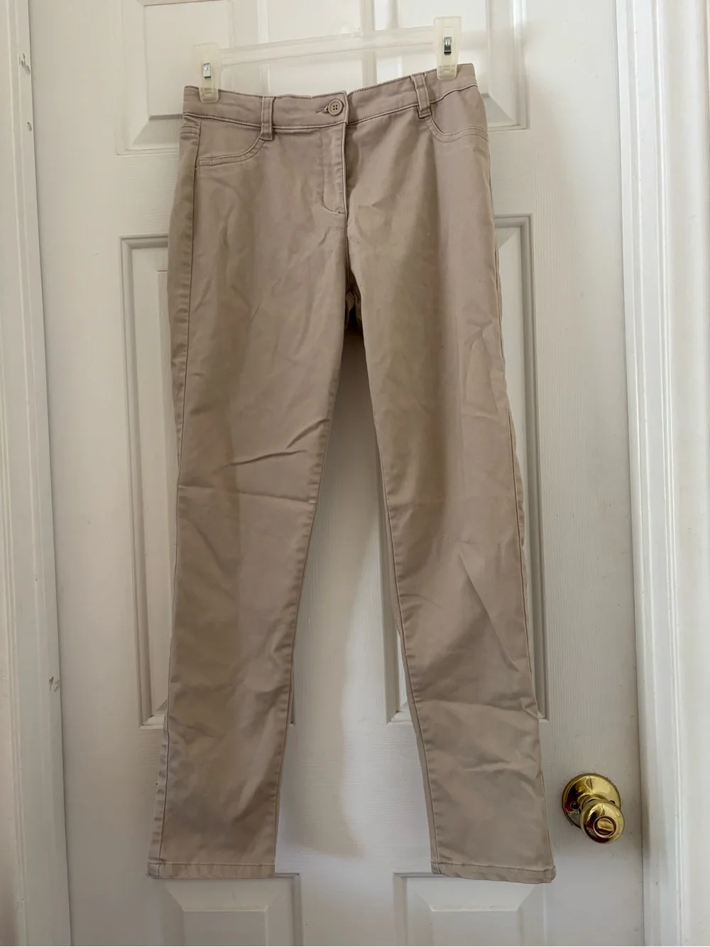 Nautica School Uniform Tan Straight-Leg Chinos sz 14